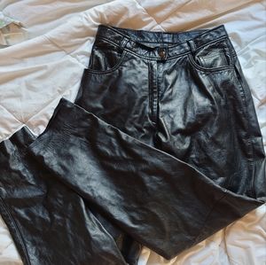 Leather pants